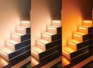 dim to warm led strip light