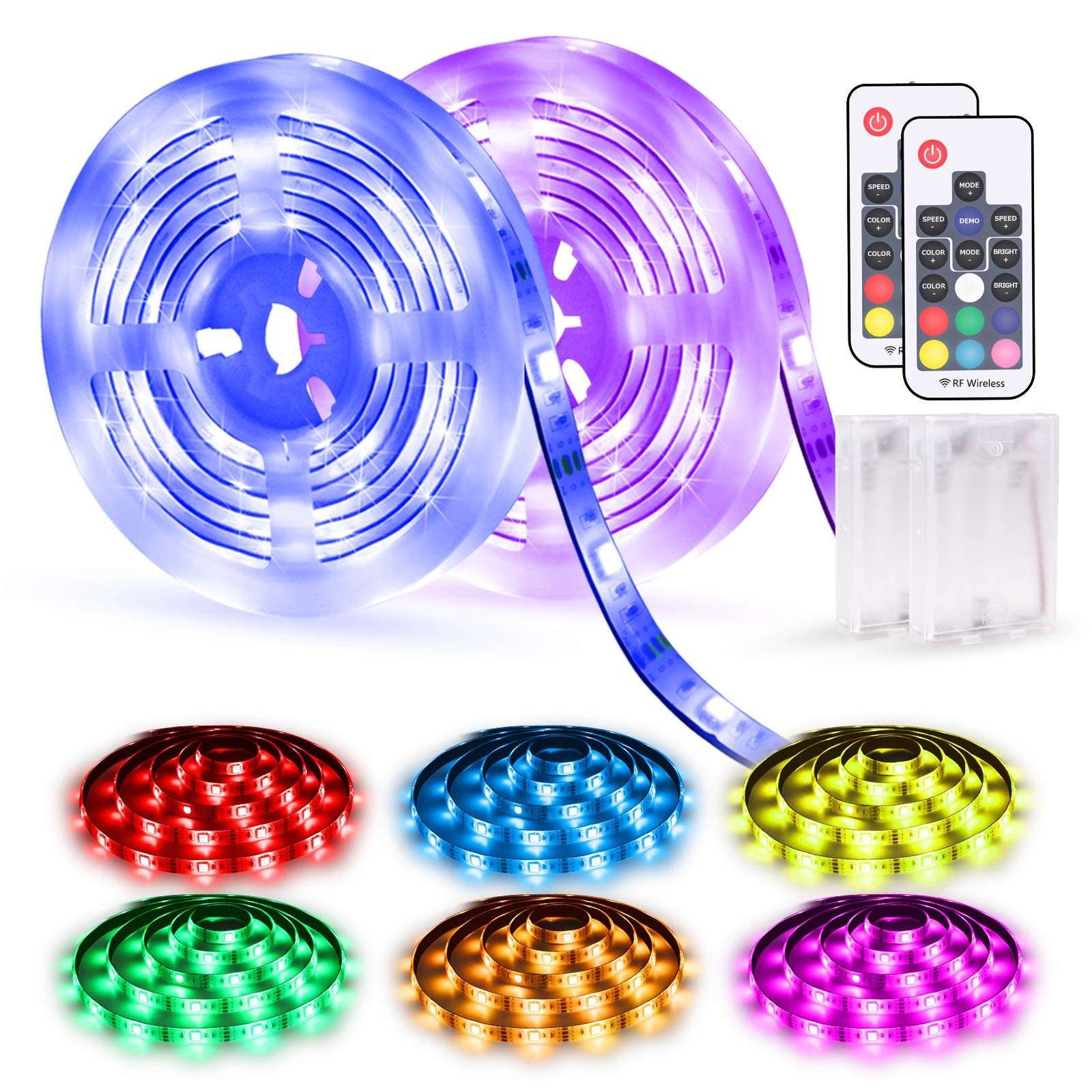 thumbnail image 2 of Super Bright 500mm Red LED Strip Light - 9V Battery Operated, Waterproof - Online-leds 2 of 5