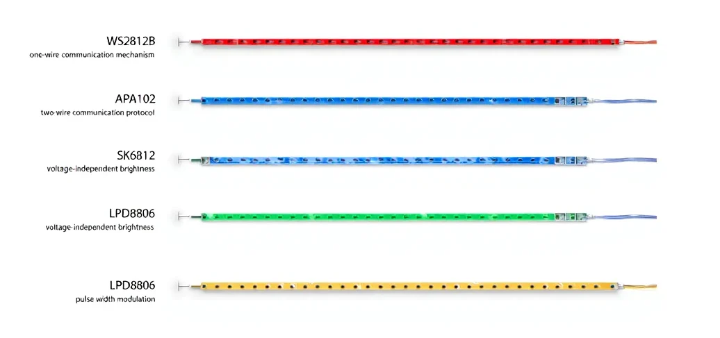4 Types of Programmable LED Strips Based on IC Chip   