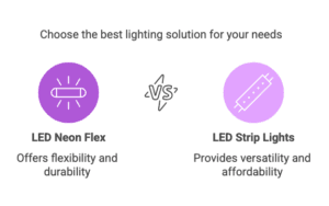 LED Neon Flex vs. LED Strip Lights
