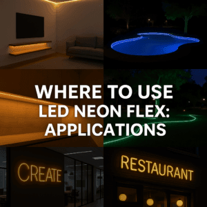 Where To Use LED Neon Flex: All Applications