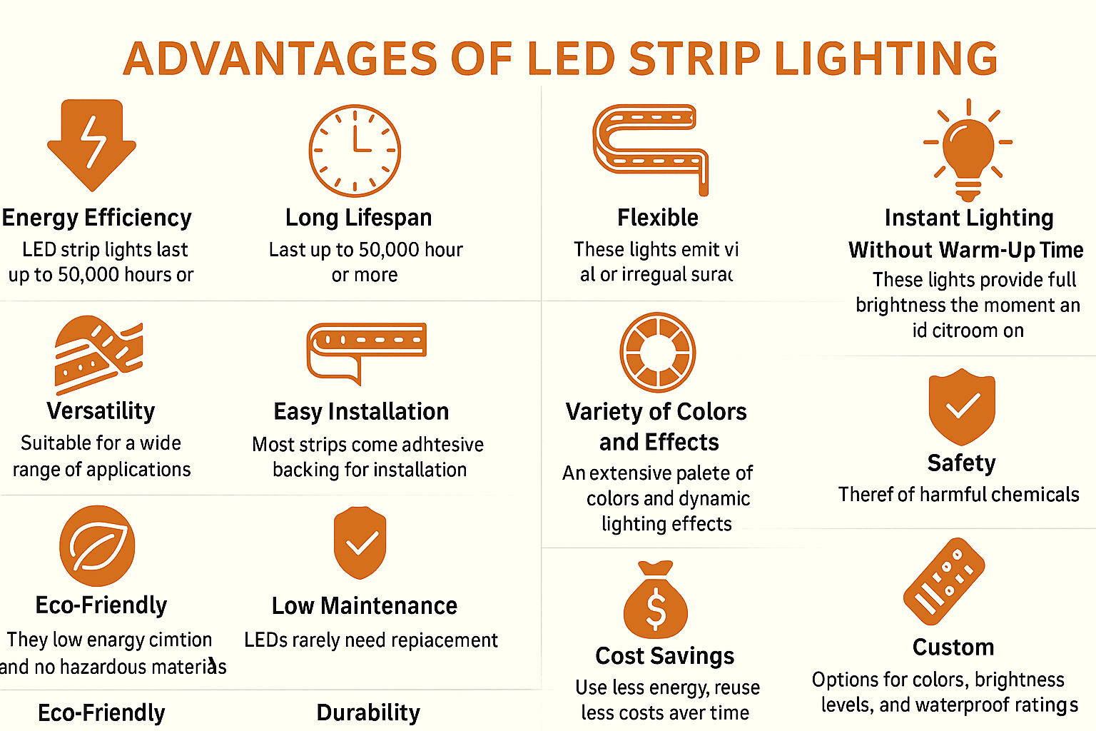 Advantages And Disadvantages Of LED Strip Lighting