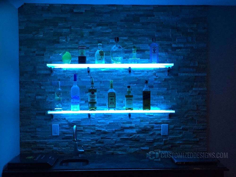 Backlit Shelving