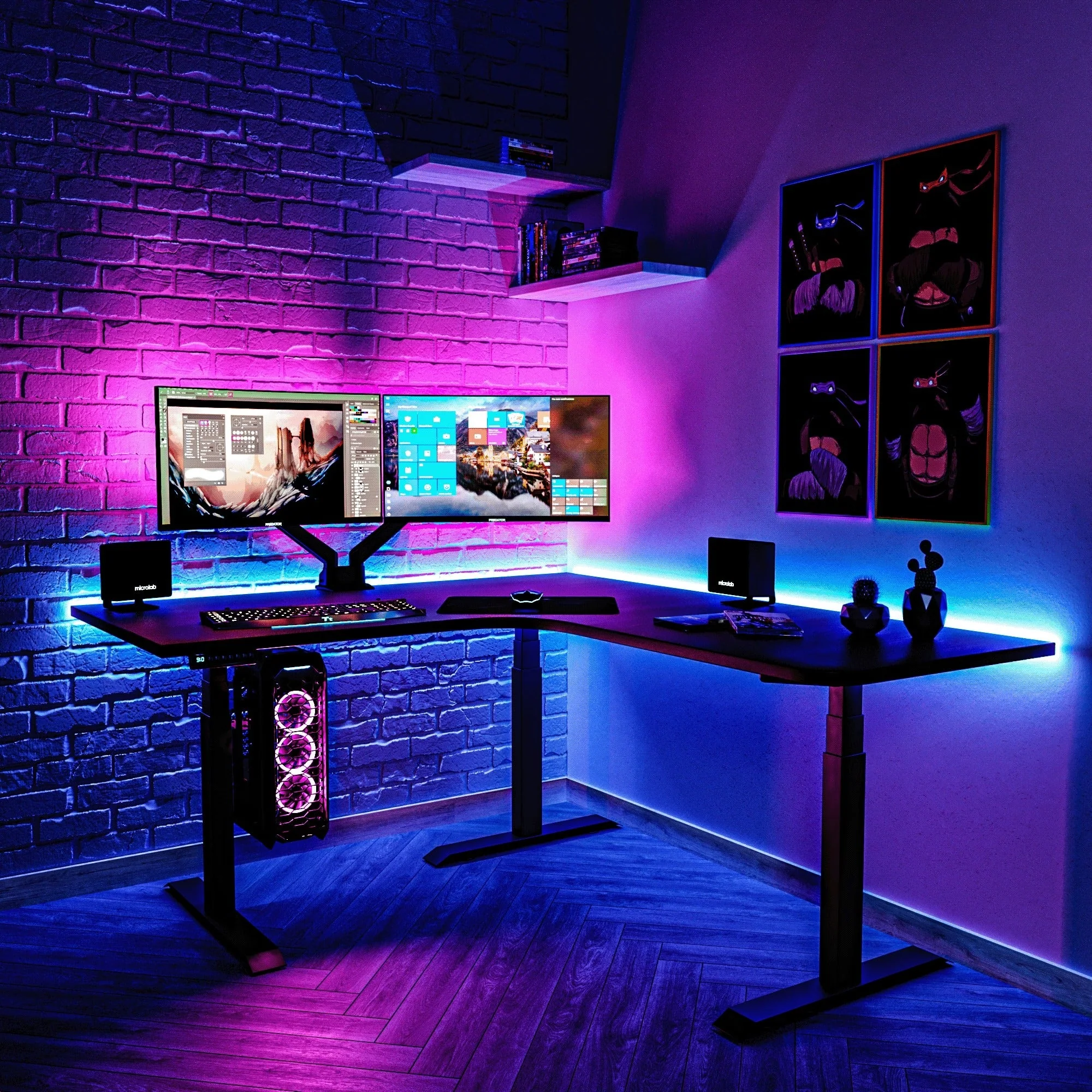 Behind TV Sets And Computers 
