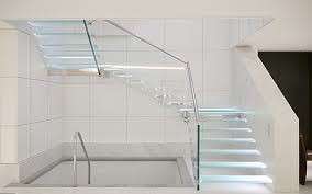 Transparent Or Glass Like Stair Lighting 