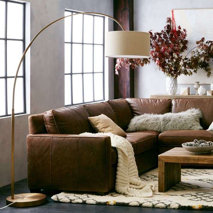 Oversized Overhanging Floor Lamp